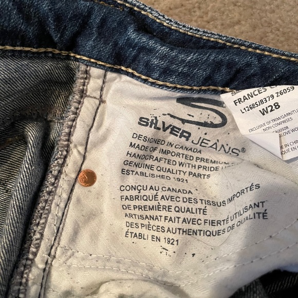 SILVER JEANS Brand “Frances” Capri Size 28 - Picture 4 of 5